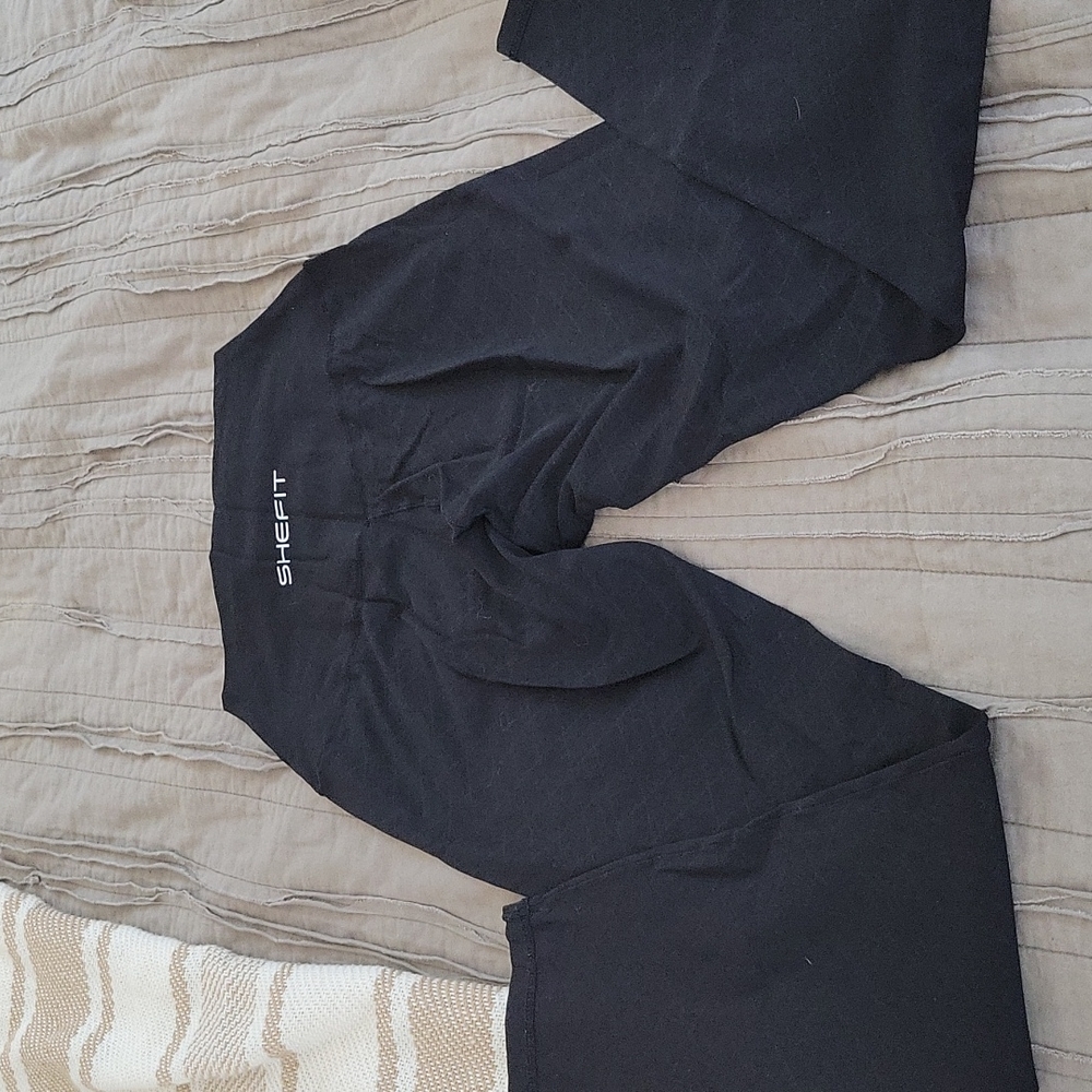 SheFit Boss Leggings Size Small Black Full Length - Picture 3 of 3